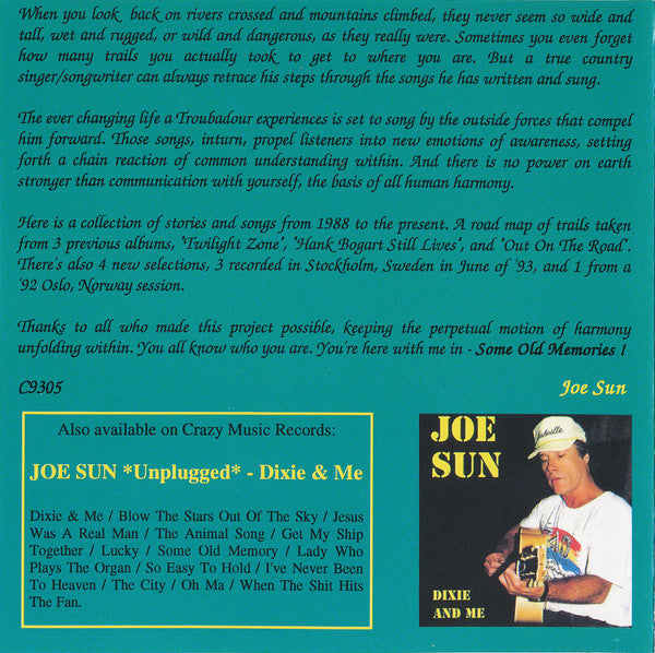 Joe Sun : Some Old Memories 1988-1993 (CD)