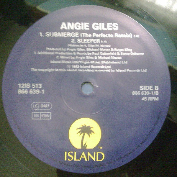 Angie Giles - Submerge (12) (Very Good (VG)) - DaddyPop
