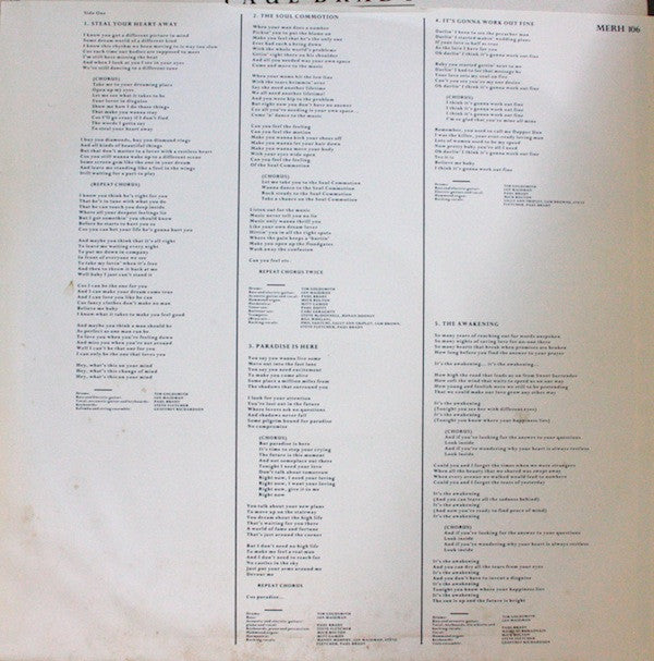 Paul Brady : Primitive • Dance (LP, Album)