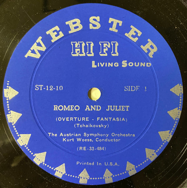 Pyotr Ilyich Tchaikovsky, Franz Liszt : Romeo And Juliet Overture / Piano Concerto No.1 (LP, Comp, Mono)