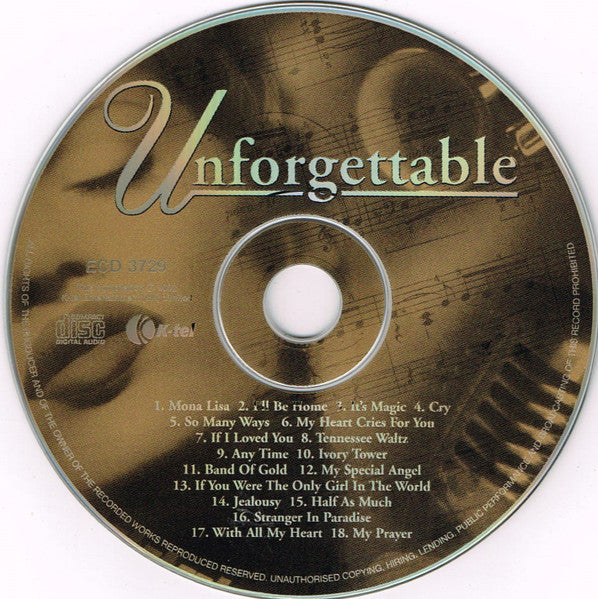 Various : Unforgettable (CD, Comp)