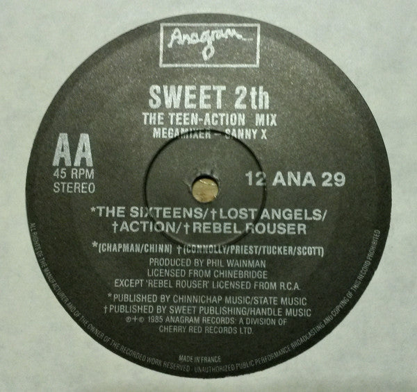 The Sweet : Sweet 2th - The Wigwam-Willy Mix (12", Comp, Mixed)