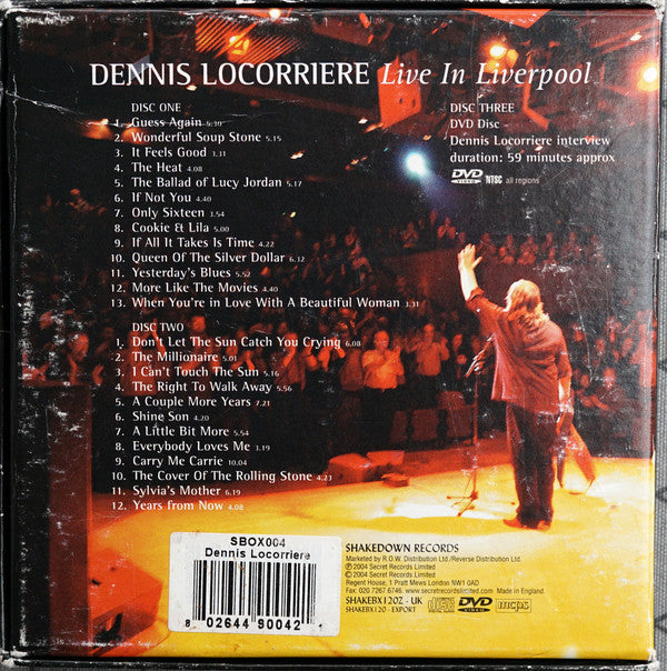 Dennis Locorriere : Live In Liverpool (2xCD, Album + DVD)
