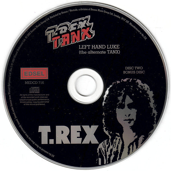 T. Rex : Tanx (CD, Album, RE, RM + CD, Comp, RE, RM + Comp)
