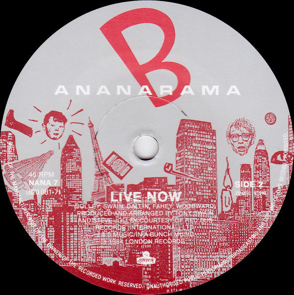 Bananarama : Rough Justice (7", Single, Pap)