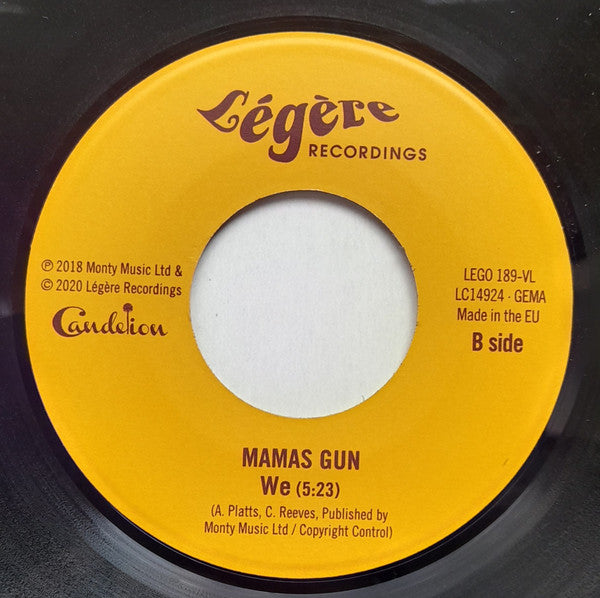 Mamas Gun : This Is The Day / We (7", Ltd)