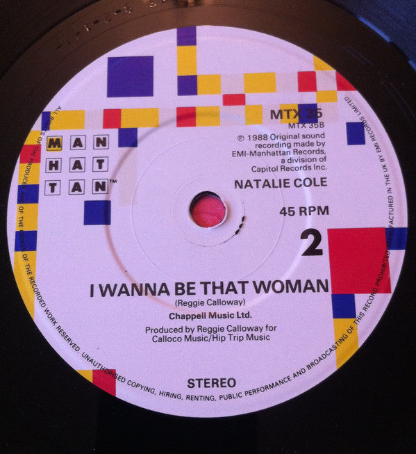 Natalie Cole : Pink Cadillac (7", Single)