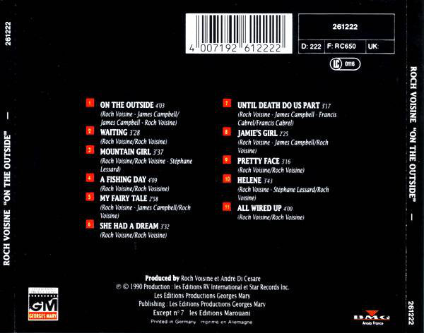 Roch Voisine : On The Outside (CD, Album)