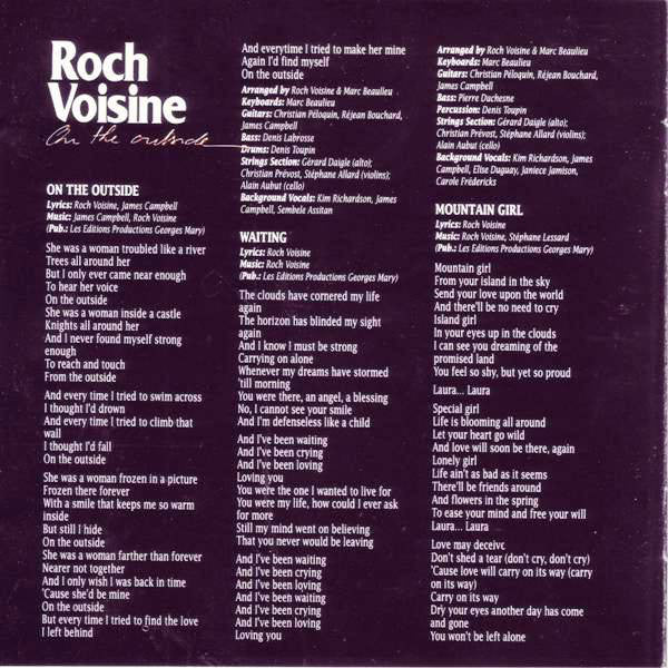 Roch Voisine : On The Outside (CD, Album)