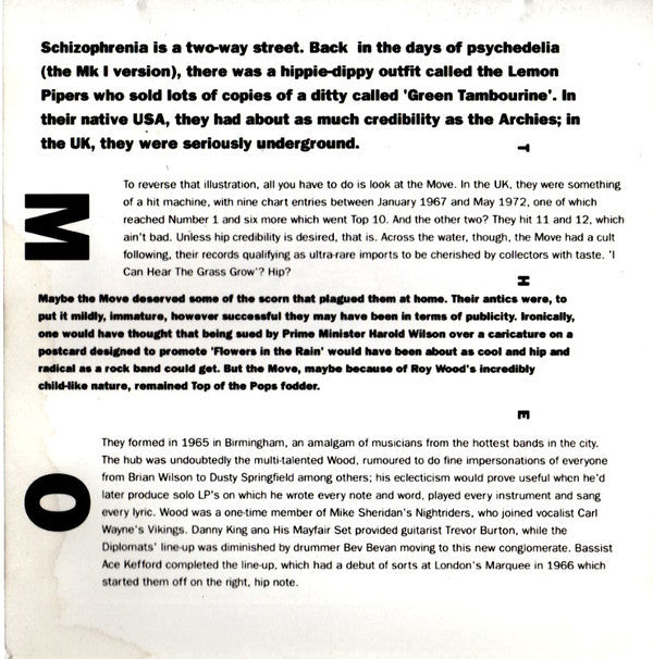 The Move : The Best Of The Move (CD, Comp)