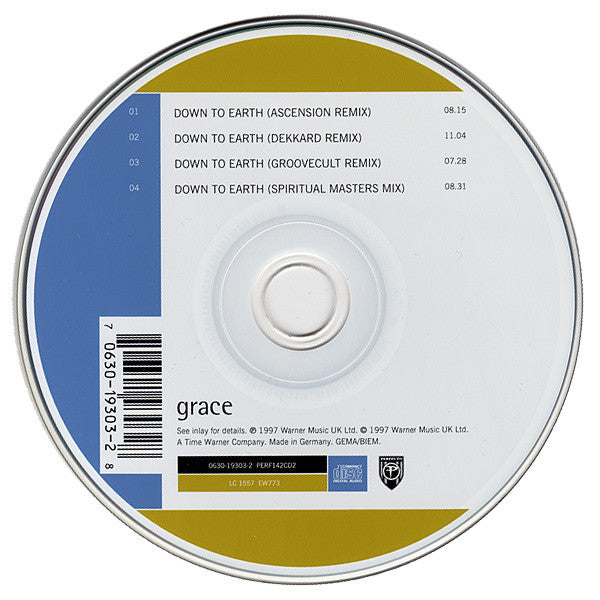 Grace : Down To Earth (CD, Maxi, CD2)