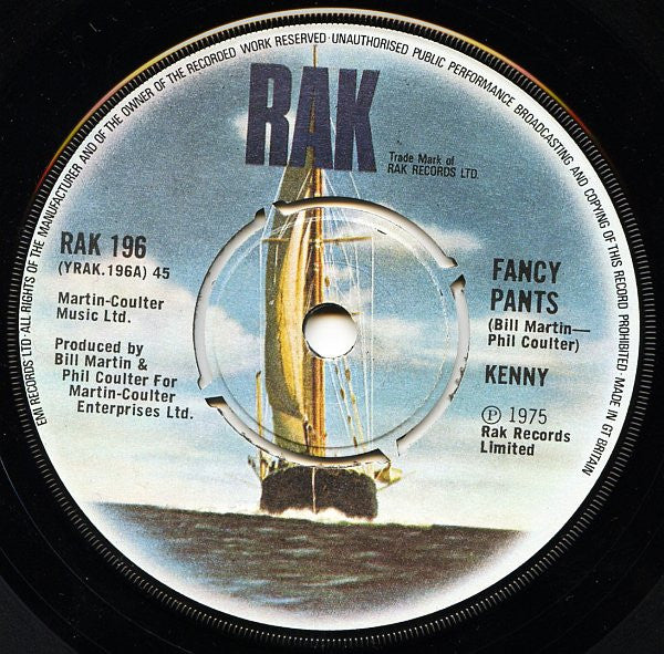 Kenny (3) : Fancy Pants / I'm A Winner (7", Single, Kno)