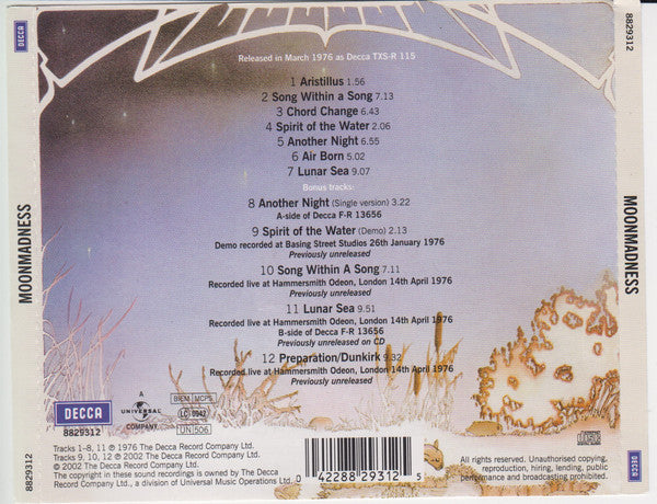 Camel - Moonmadness (CD) (Near Mint (NM Or M-)) - DaddyPop