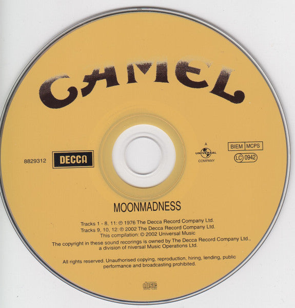 Camel - Moonmadness (CD) (Near Mint (NM Or M-)) - DaddyPop