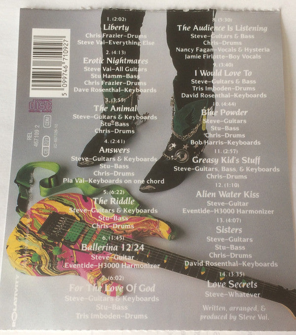 Steve Vai : Passion And Warfare (CD, Album, RE, RP)