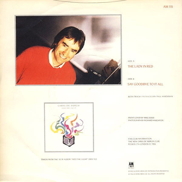 Chris de Burgh : The Lady In Red (7", Single, Inj)