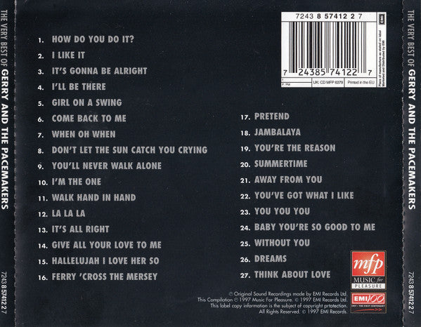 Gerry & The Pacemakers : The Very Best Of Gerry And The Pacemakers (CD, Comp)