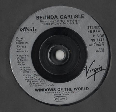 Belinda Carlisle : Big Scary Animal (7", Single)