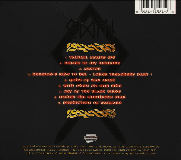 Amon Amarth : With Oden On Our Side (CD, Album, Sli)