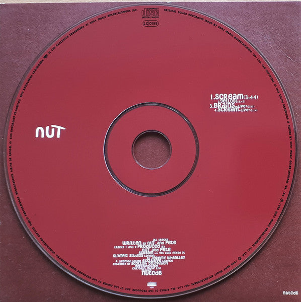 Nut (3) : Scream (CD, Single, Promo)