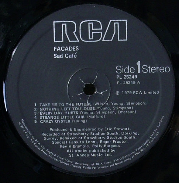 Sad Caf - Facades (LP) (Very Good (VG)) - DaddyPop