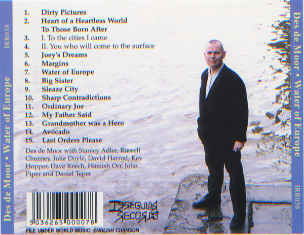 Des de Moor : Water Of Europe (CD, Album)