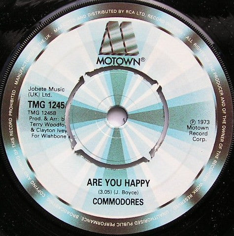 Commodores : Oh No (7", Single)