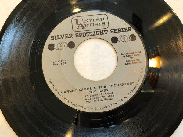 Garnet Mimms And The Enchanters : Cry Baby (7", RE)