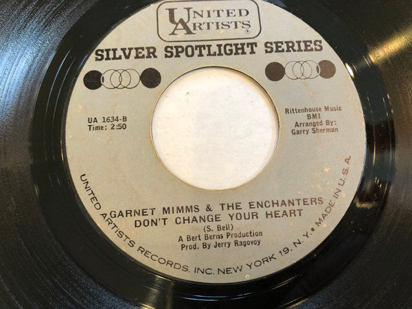 Garnet Mimms And The Enchanters : Cry Baby (7", RE)