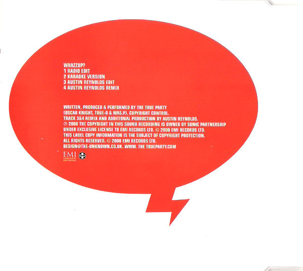 The True Party : Whazzup? (CD, Single)