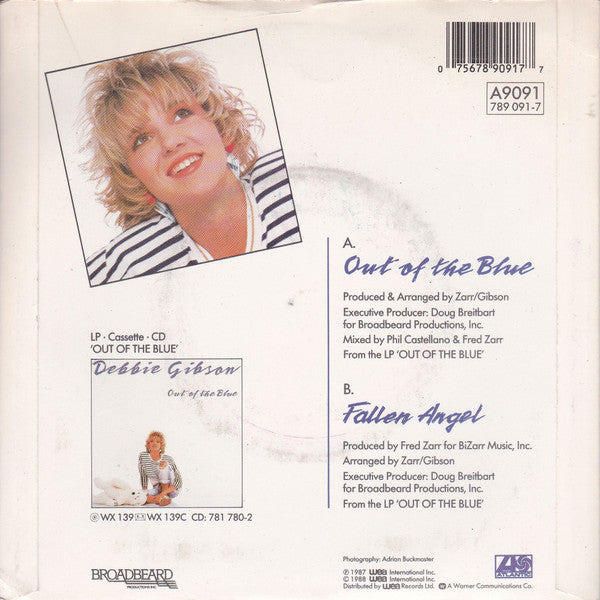 Debbie Gibson : Out Of The Blue (7", Single)