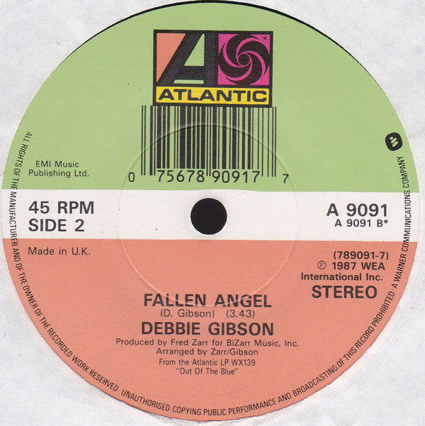 Debbie Gibson : Out Of The Blue (7", Single)