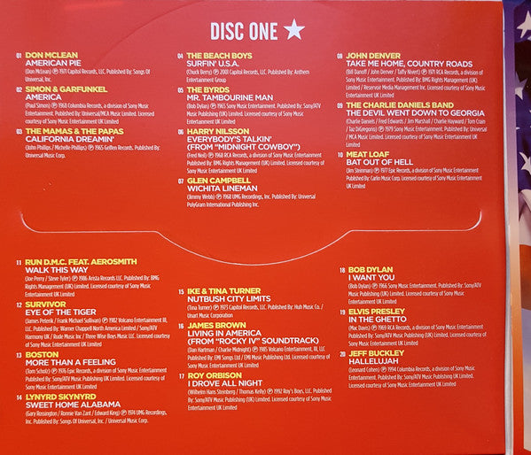 Various : The Best American Legends Album In The World...Ever! (3xCD, Comp)