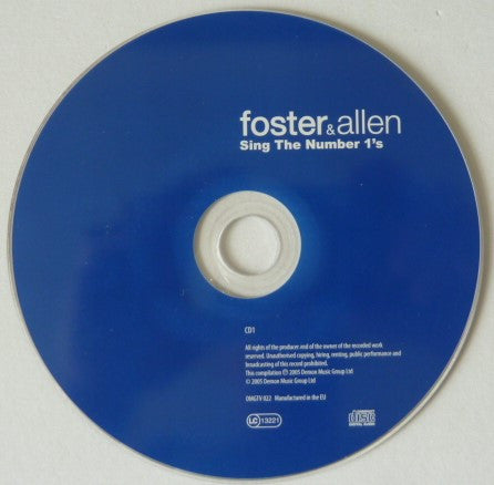 Foster & Allen : Foster & Allen Sing The Number 1's (2xCD, Album)