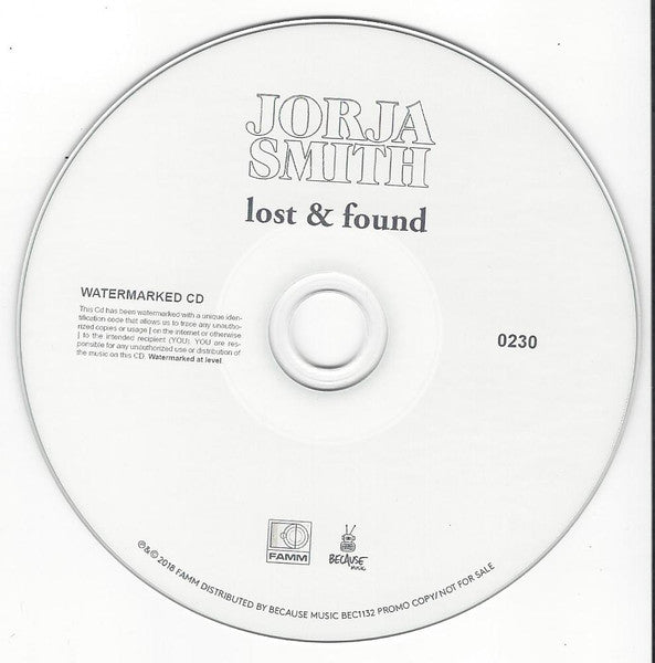 Jorja Smith - Lost & Found (CDr) (Near Mint (NM Or M-)) - DaddyPop