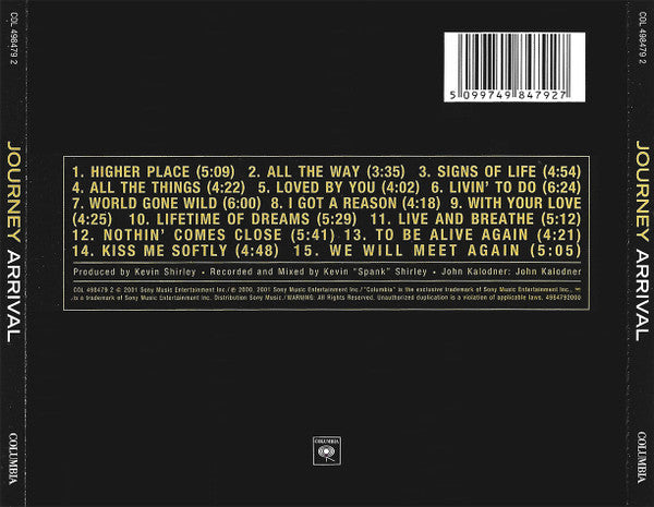 Journey : Arrival (CD, Album)