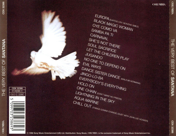 Santana : The Very Best Of Santana (CD, Comp)