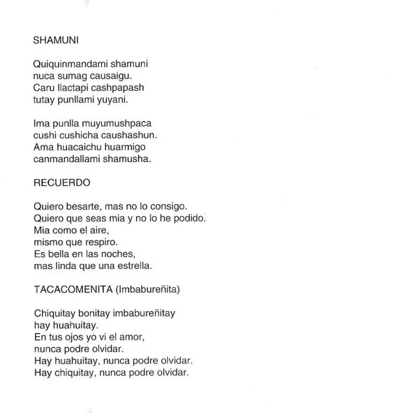 Runakuna : Shamuni (Original Version From Tahuantinsuyo) (CD)