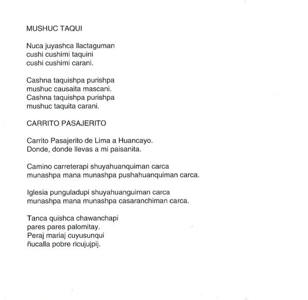 Runakuna : Shamuni (Original Version From Tahuantinsuyo) (CD)