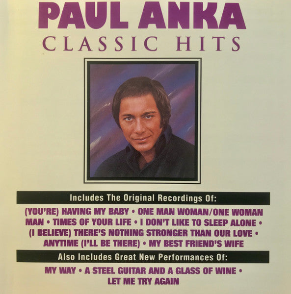 Paul Anka : Classic Hits (CD, Album, Comp)