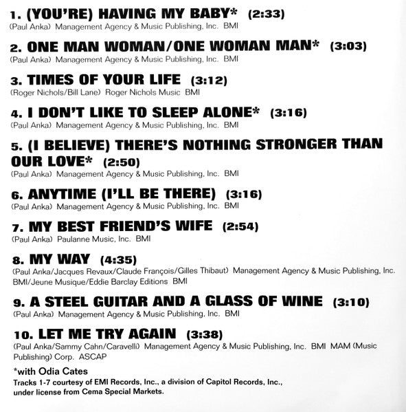 Paul Anka : Classic Hits (CD, Album, Comp)