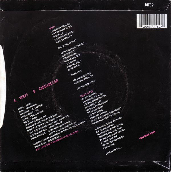 Bronski Beat : Why? (7", Single, Inj)