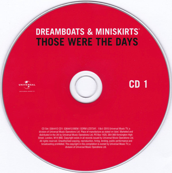 Various : Dreamboats & Miniskirts Those Were The Days (2xCD, Comp)