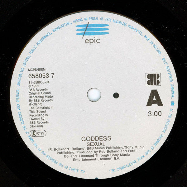 Goddess (2) : Sexual (7", Single)