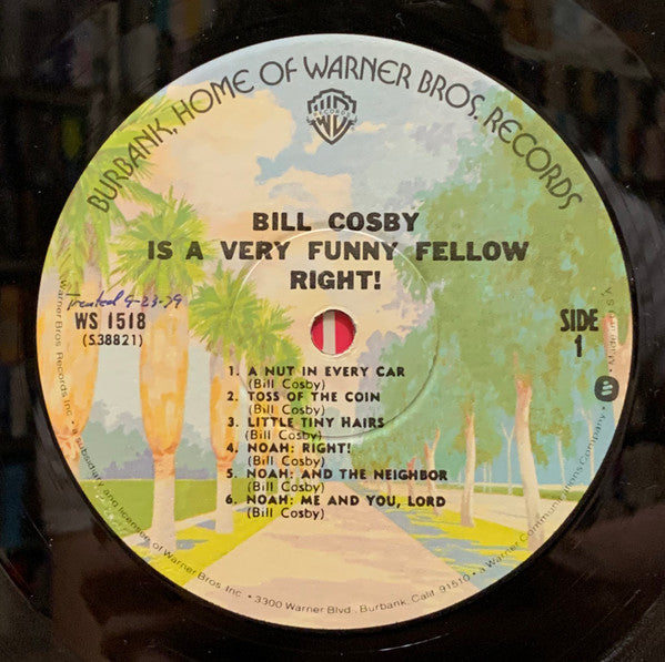 Bill Cosby : Bill Cosby Is A Very Funny Fellow Right! (LP, Album, RE, Bur)