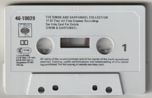 Simon & Garfunkel : The Simon & Garfunkel Collection (17 Of Their All-Time Greatest Recordings) (Cass, Comp, Dol)