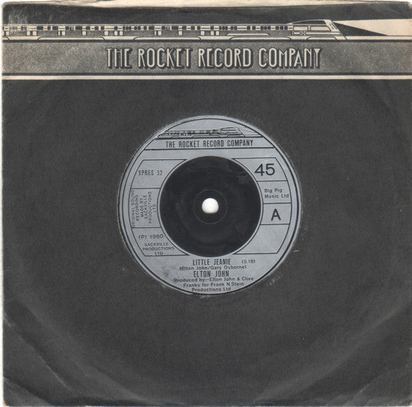 Elton John : Little Jeanie (7", Com)