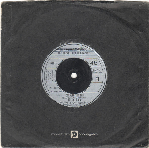 Elton John : Little Jeanie (7", Com)