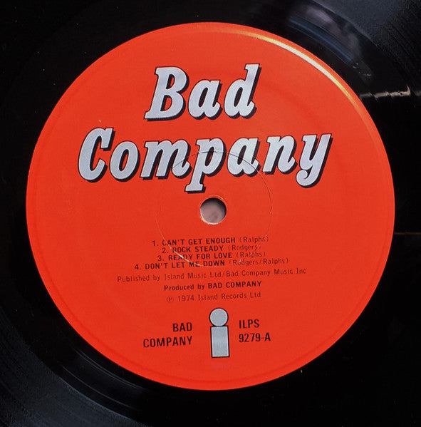 Bad Company (3) : Bad Company (LP, Album, RE, Gat)