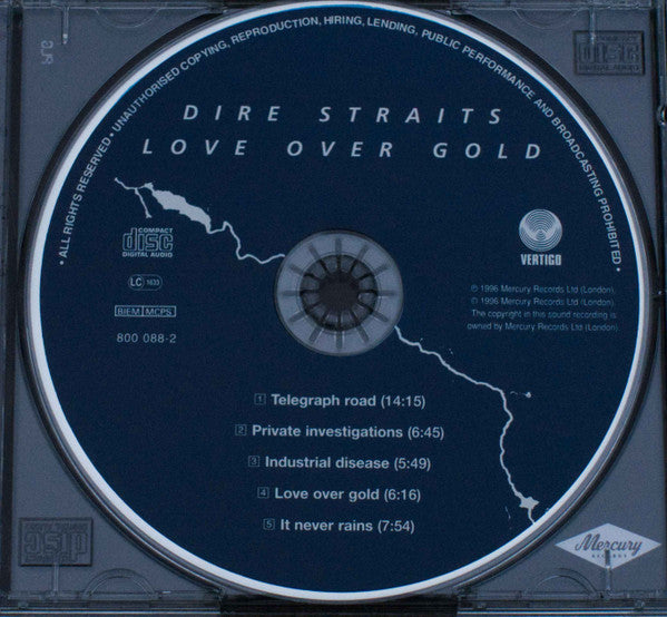 Dire Straits : Love Over Gold (CD, Album, RE, RM, UK )